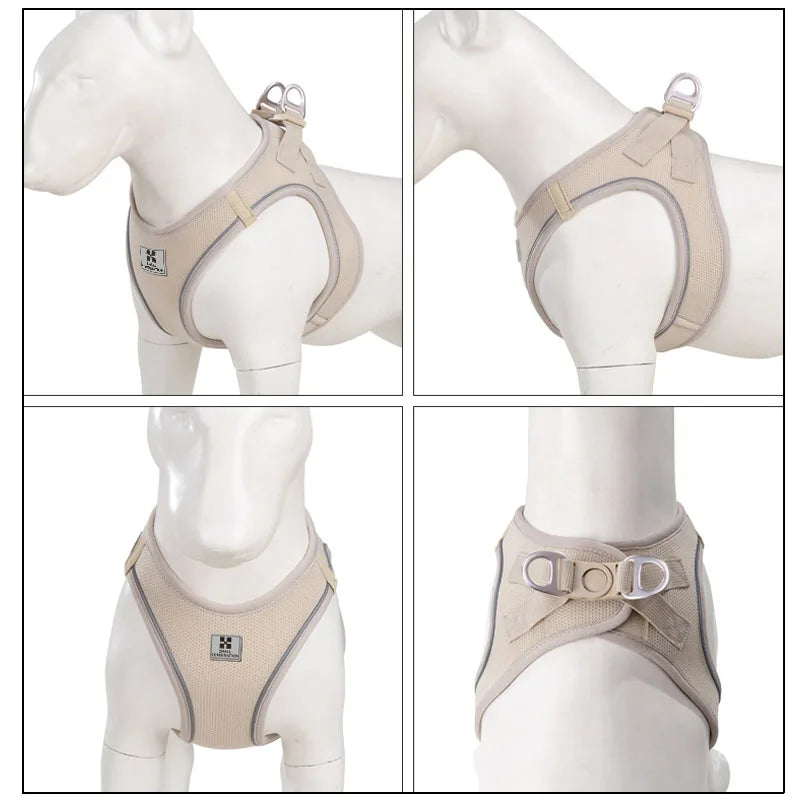 Arnés y Correa para Perros y Gatos – Ajustable, Reflectante y Cómodo